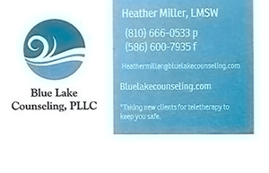 Blue Lake Counseling Ad