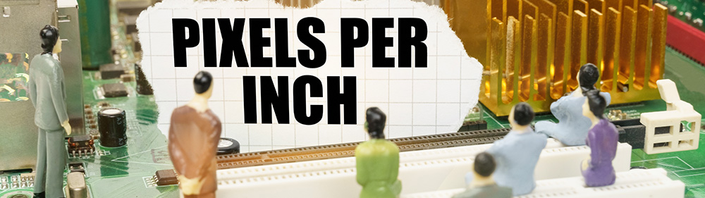 pixel size and computer chips