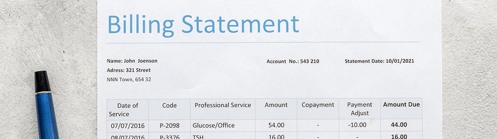 medical billing statement