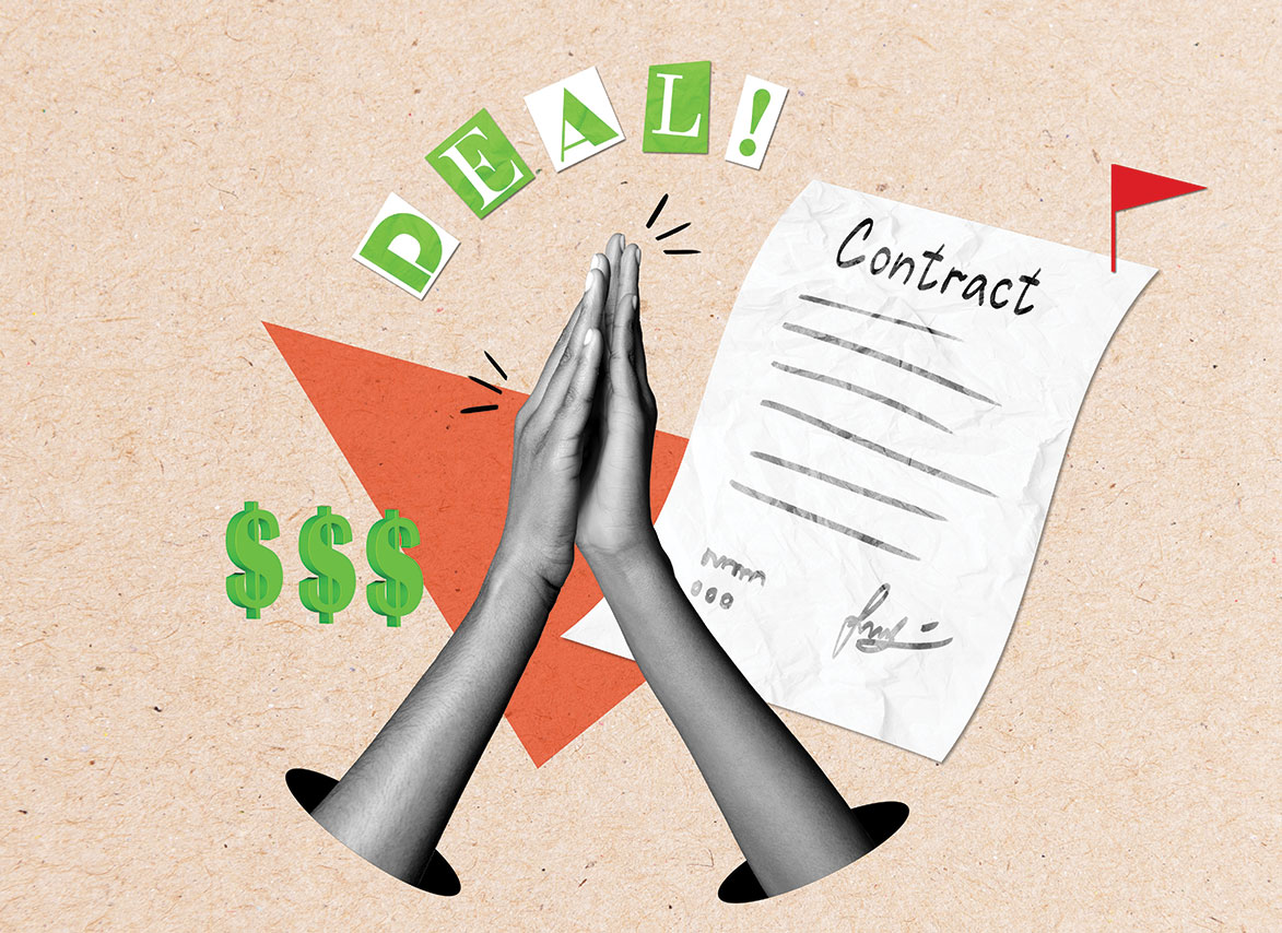 HA website - Agent Onboarding Page with deal and contract collage